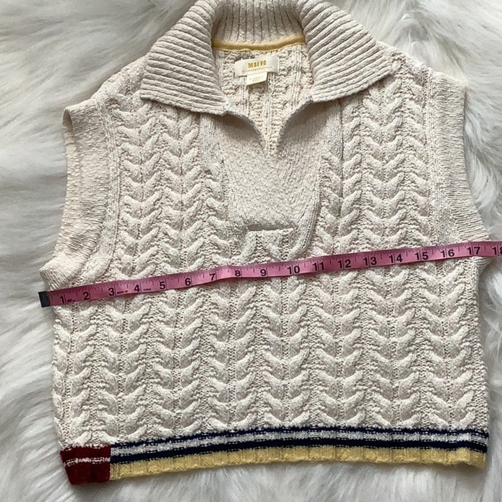 ANTHROPOLOGIE MAEVE Cable Knit Vest - Picture 13 of 14